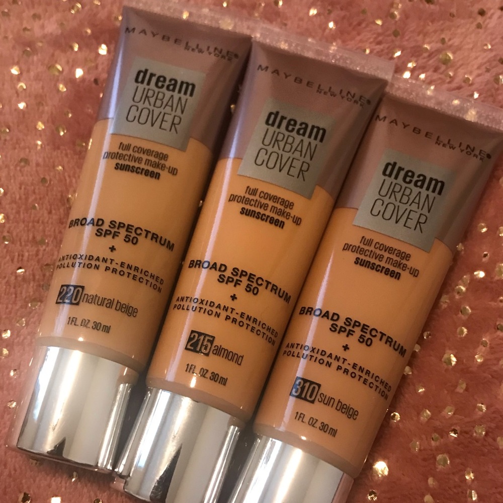 Maybelline Dream Urban Cover Foundation Bundle